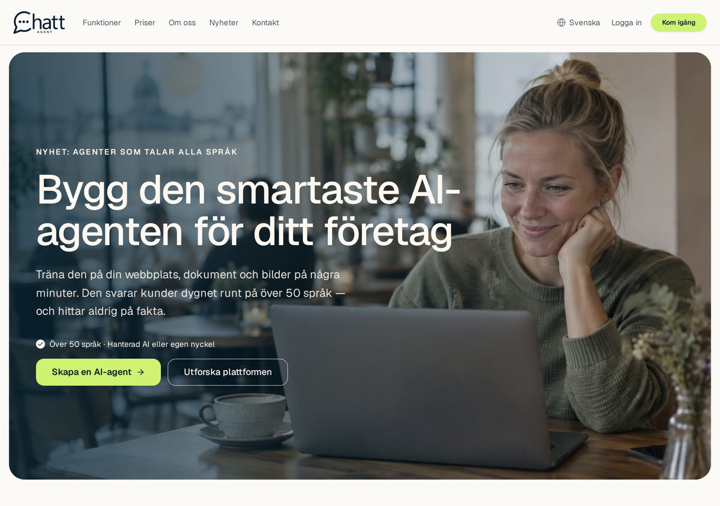 Chattagent — AI-agenter för företag